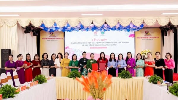 NỮ DOANH NHÂN HÀ TĨNH - THÁI NGUYÊN: THẮT CHẶT TÌNH ĐOÀN KẾT – HỢP LỰC PHÁT TRIỂN